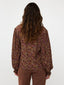 SAMPLE Blouse Alyssa | Brown/purple leopard