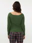 SAMPLE Knitted top Bowie | Green