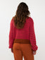 Knitted sweater Pippa Fuchsia/rust