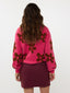 Knitted sweater Daisie Pink/camel